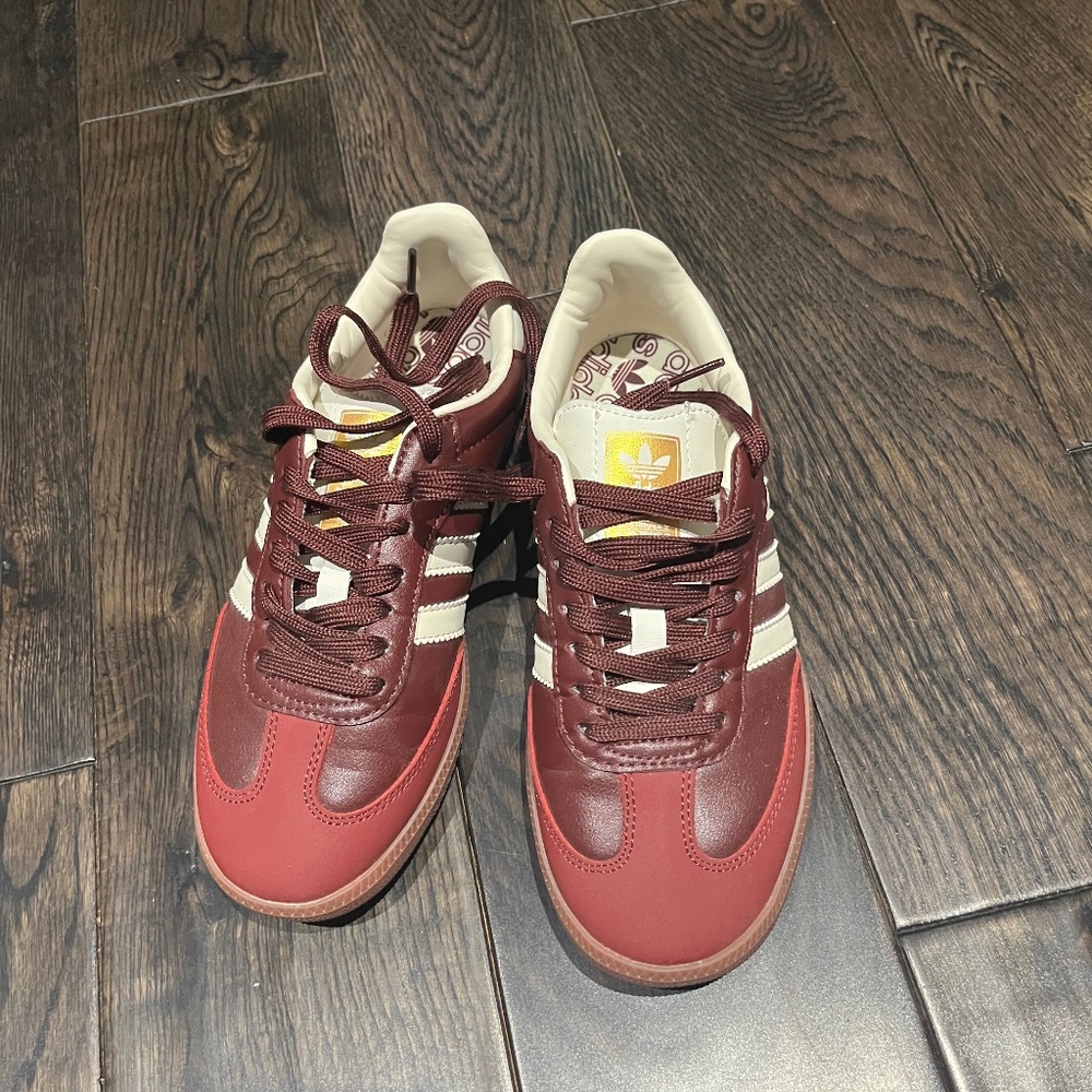 Adidas Samba Maroon/Burgundy - EUC